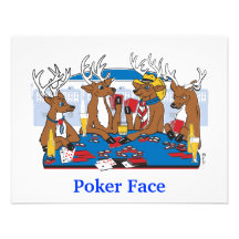 Poker-Gesicht Einladung