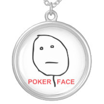 Poker-Gesicht (Text) Selbst Gestalteter Schmuck
