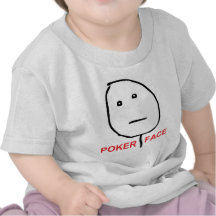 Poker-Gesichts-Raserei-Gesicht Meme T-Shirts