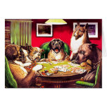 Poker-Hunde:  Waterloo Grußkarten