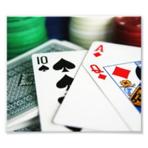 Poker-Karten Kunst Foto