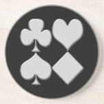 Poker-Kartensatz-Anzugs-Poker-Untersetzer