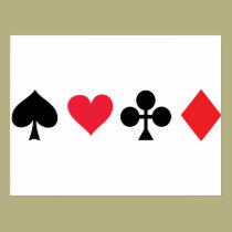 PokerKartenspiel postkarten