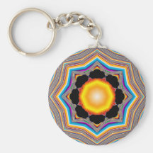 Polares Kaleidoskop Schlüsselanhänger