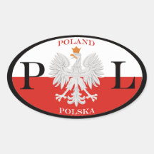 Polen Polska PL Aufkleber