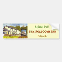 "Polgooth Gasthaus-" Autoaufkleber