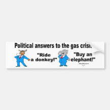 Politische Antworten? Autosticker