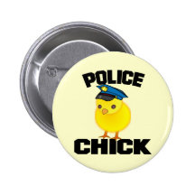 Polizei-Frau Anstecknadelbuttons