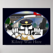 Polizei Kilroy Plakat 1
