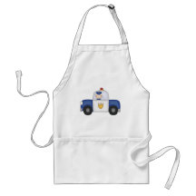 Polizei-Kreuzer-T-Shirts und Geschenke Schürze