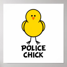 Polizei-Küken Plakate