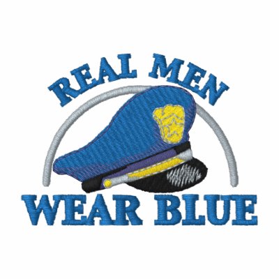 Polizei-Logo Bestickte Freizeitjacke