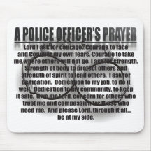 POLIZEIBEAMTE-GEBET MOUSEPAD