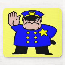 Polizist - der Vatertag Mousepad