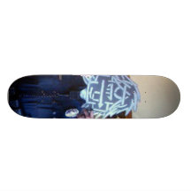 Polizist-Liebe Zen Personalisiertes Skateboard