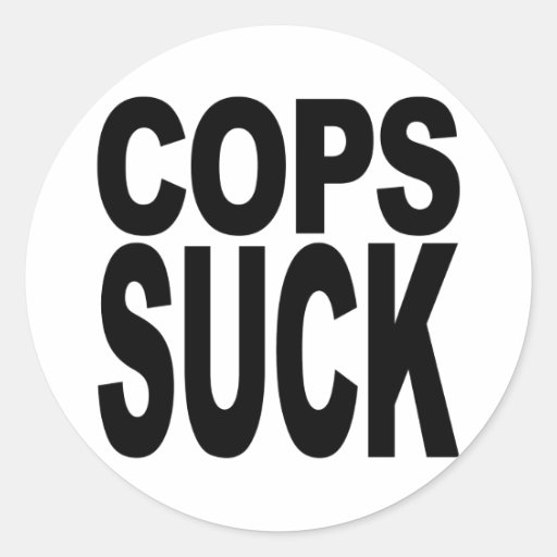Polizisten sind zum Kotzen Sticker