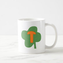 Polka-Punkt-Kleeblatt T Tasse
