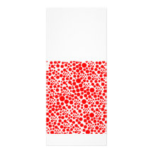 polka punkte tupfen rot poits spots kreise kreis individuelle einladung