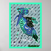 "POLLY" GICLEE DRUCK POSTERDRUCKE