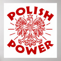 Polnischer Power Poster
