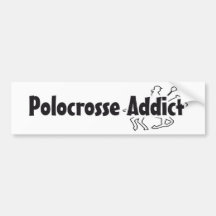 Polocrosse Süchtig-Autoaufkleber