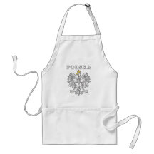 Polska mit polnischem Eagle Schürzen