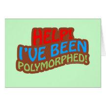 Polymorphed Grußkarten