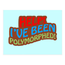 Polymorphed Postkarte