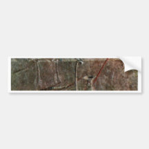Pompeian Fresko durch Pompejanischer Maler DES 1. Auto Sticker