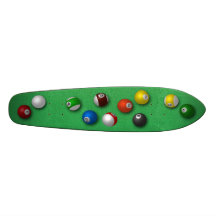 Pool-Billardkugel-Skateboard Personalisiertes Skatedeck