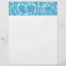 Pool-Wasser-Flyer