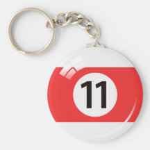 Poolball keychain der Nr. elf Schlüsselanhänger