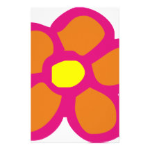 Pop-Blume Individuelle Büropapiere