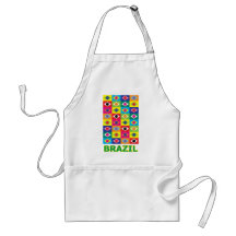 Pop-Kunst Brasilien Schürzen