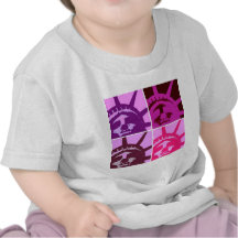 Pop-Kunst-Freiheitsstatue T-shirt