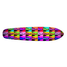 Pop-Kunst Napolean Skateboard Bretter