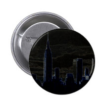 Pop-Kunst New York City Anstecknadelbutton