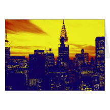 Pop-Kunst New York Karte