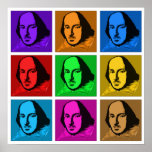 Pop-Kunst Shakespeare Poster