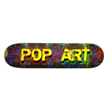 POP-KUNST Skateboard Personalisierte Skatedecks