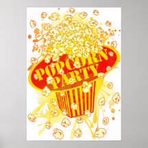 POPCORN_PARTY POSTERDRUCK