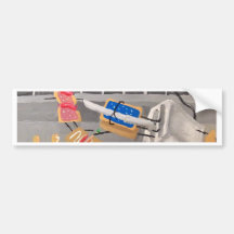 PopTarts gegen Toaster-Strudel Autosticker