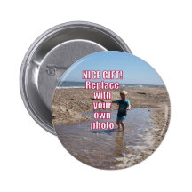 Popular Mother's Day Gift for Mom Upload My Photo Button
