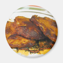 Porkchops Mahlzeit Kühlschrankmagnete