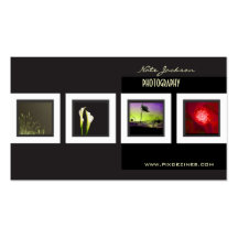 Portfolio-Visitenkarte-Fotoschablone