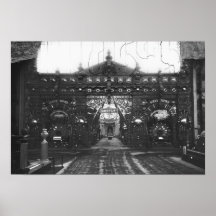Portico des Metallurgie-Pavillons Poster