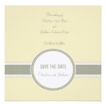 Portland Save the Date:  Vanille Einladungen