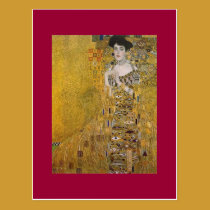 Porträt Adele Bloch-Bauers durch Gustav Klimt postkarten