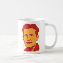 Porträt-Becher Georges Orwell Tee Tassen