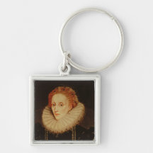 Porträt der Königin Elizabeth I Schlüsselanhänger